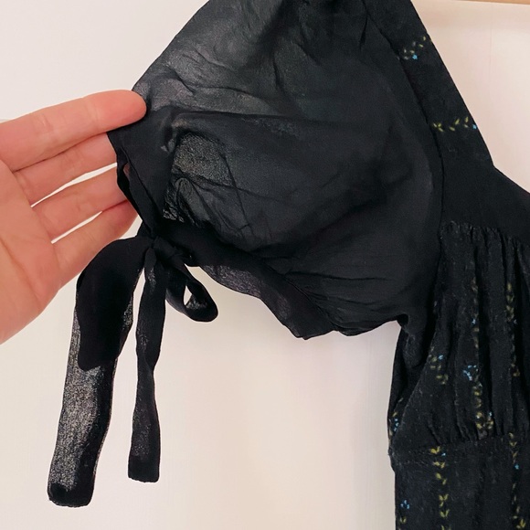 Free People - Square Neck Empire Mini Dress - Picture 4 of 9